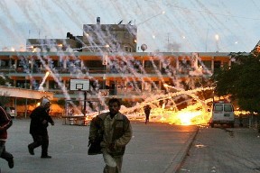 Sekolah Milik PBB dibom Israel (media.nowpublic.net/ IMEMC)