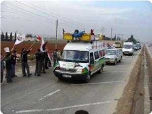 Konvoi Eropa "Lifeline" menuju Gaza (foto: PIC)