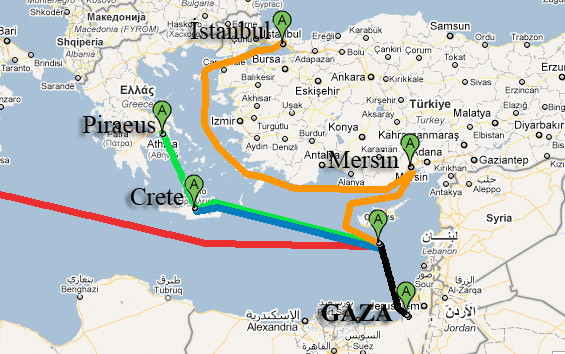 Rute Perjalanan Viva Flotilla Rute Perjalanan Viva Flotilla