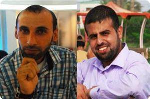 Mohammed Salama dan Hussam Al-Koumi, dua wartawan Palestina yang dibunuh zionis pada serangan ke Gaza Nopember 2012 lalu. foto: MADA