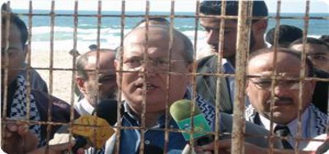 Jamal Al-Khudari, Ketua Komite Perlawanan Rakyat terhadap  Blokade Gaza. foto: IkhwanWeb