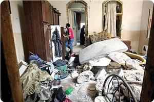 Rumah keluarga almarhum Samir yang sehabis pemuda itu dibunuh, diteror dan diobrak-abrik oleh sepasukan serdadu zionis di desa Budrus, Ramallah Barat. foto: PIC