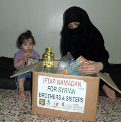 Alhamdulillah, semoga pertolongan Allah ini menolong juga orang yang memberikannya. foto: Sahabat Suriah/Sahabat Al-Aqsha/Radio Rodja/HALUAN/Al-Sarraa