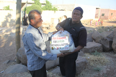 Ust. Abu Saad Radio Rodja mewakili kita semua. foto: Sahabat Suriah/Sahabat Al-Aqsha/Radio Rodja/HALUAN/Al-Sarraa