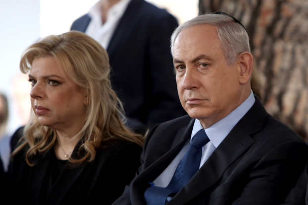 Sara dan Benyamin Netanyahu. Foto: AFP