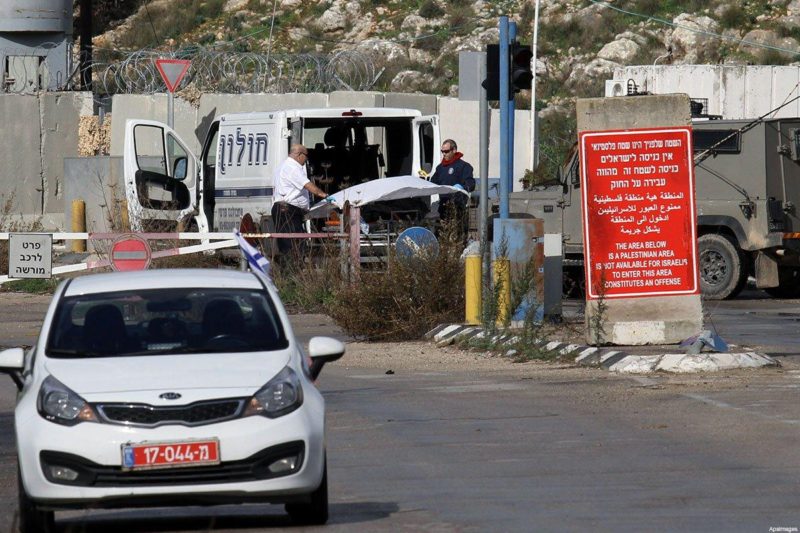 Pos pemeriksaan militer ‘Israel’ di Einav, timur Tulkarem, Tepi Barat terjajah. Foto: Dokumentasi MEMO