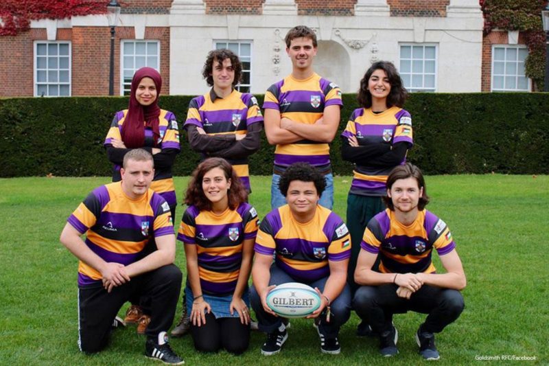 Klub Football Rugby Goldsmiths. Foto: Goldsmith RFC/Facebook.