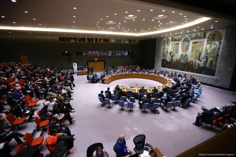 Sidang Dewan Keamanan PBB terkait penindasan terhadap Muslim Rohingya oleh Myanmar di markas PBB di New York, Amerika Serikat pada 18 Juli 2017. Foto: Volkan Furuncu/Anadolu Agency  