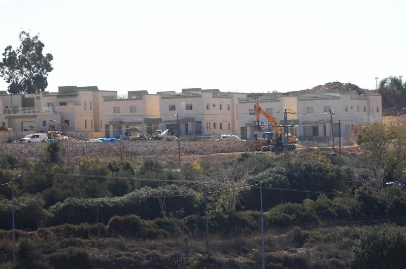 Suasana di permukiman Yahudi Halamish, di Ramallah, Tepi Barat pada 20 November 2019, setelah Amerika Serikat mengumumkan permukiman Israel di Tepi Barat tidak melanggar hukum internasional. [Issam Rimawi - Anadolu Agency]